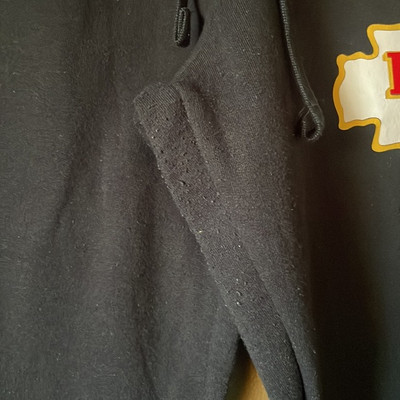 NFL Kansas City Chiefs Black Drawstring Sweatpants / Size Large - Picture 4 of 5